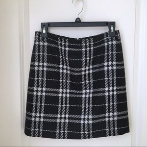 [Sold] J. Crew Black and White Plaid Shirt Size 2